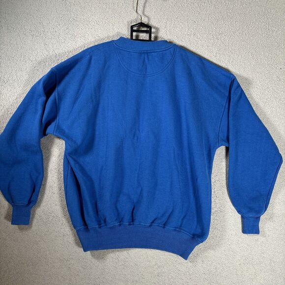 Vntg Midland Sport University Of‎ Florida Crew Neck Sweater Blue Paisley Size L - Picture 8 of 10